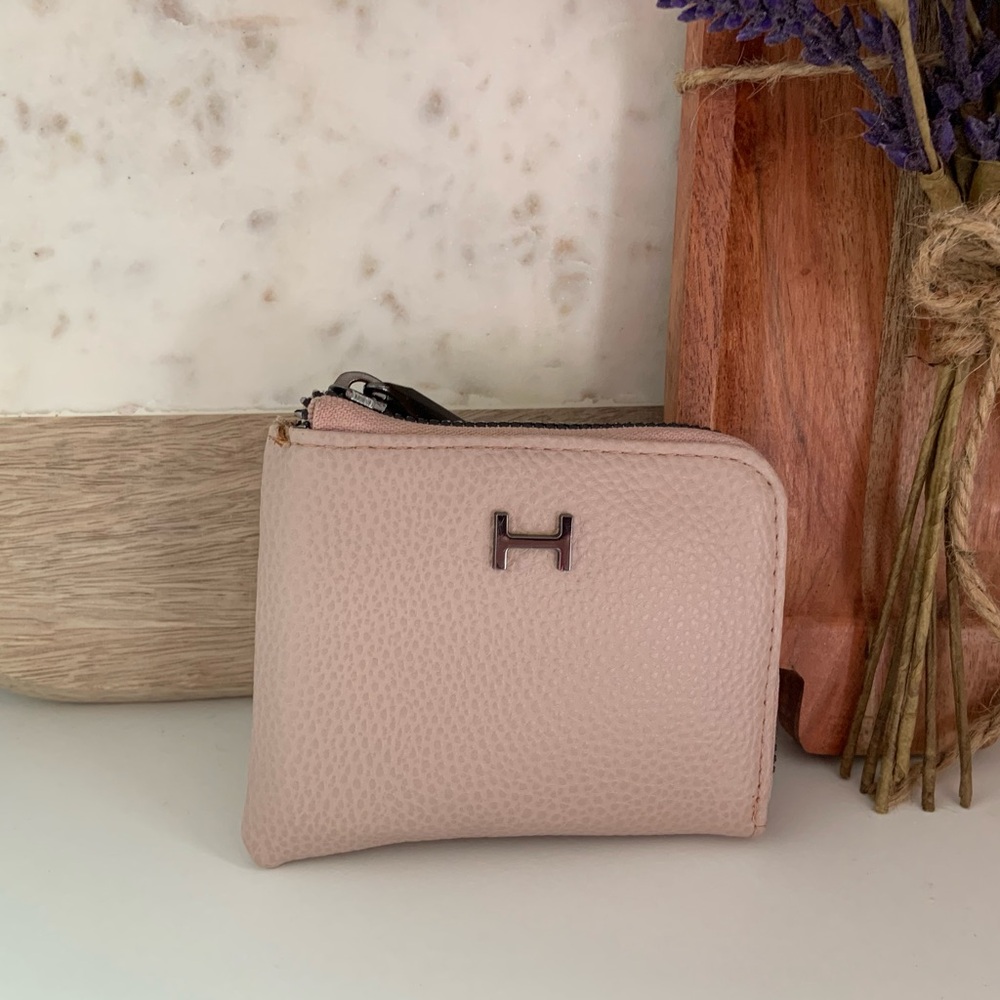 Small Pink Halston Wallet